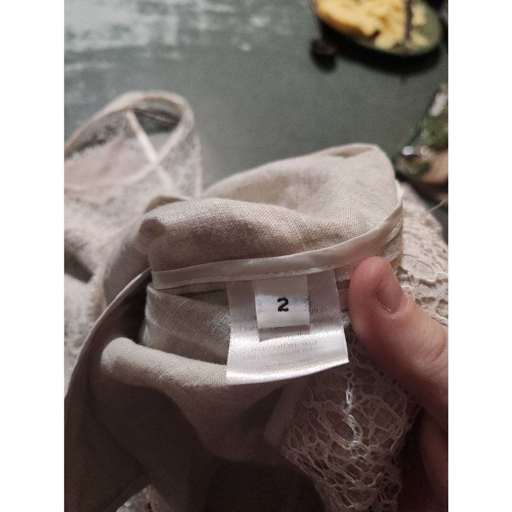 Rachel Comey Flame Lace and Linen Dress sz 2 - Picture 5 of 5